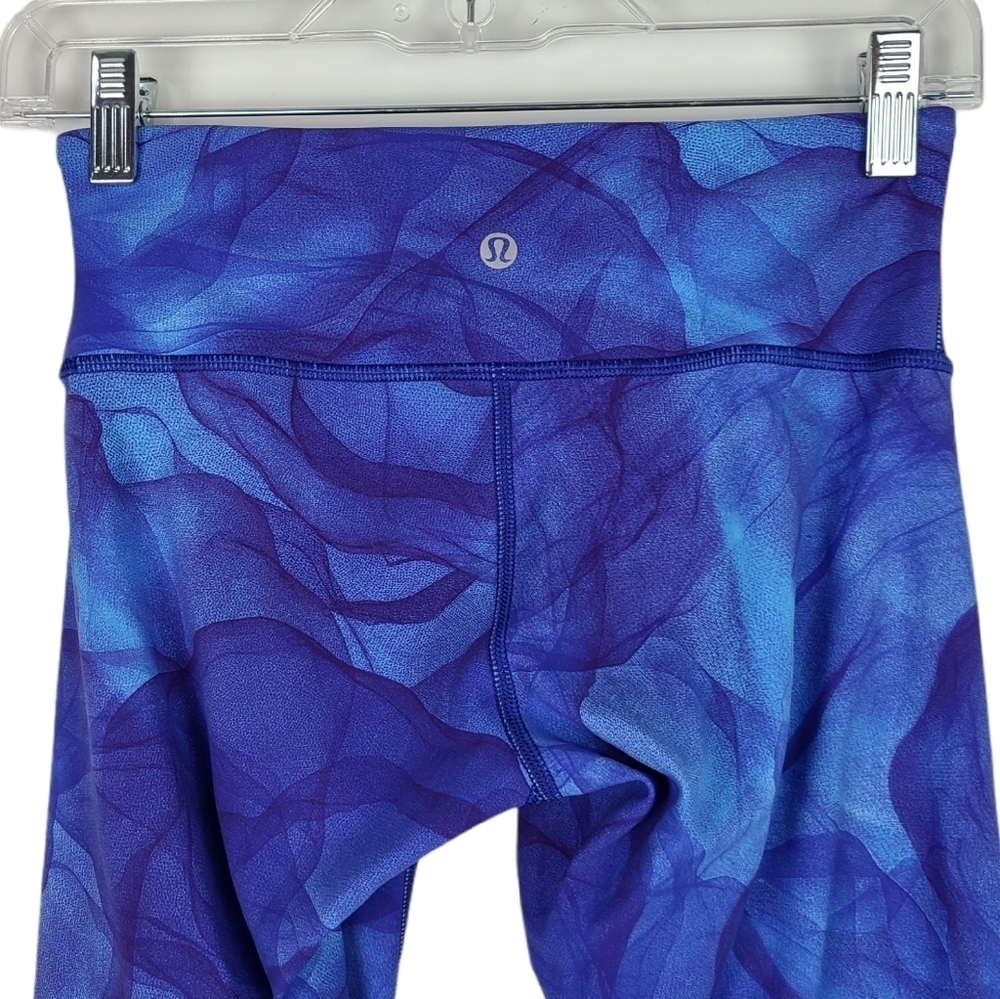 Lululemon Wunder Under Pant III Midnight Tulle Multi Sz 4 - Picture 4 of 7